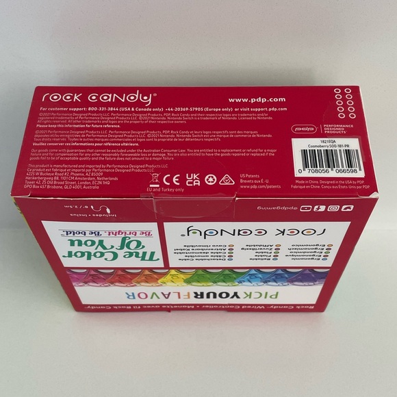 Nintendo Switch Wired Controller • Rock Candy • Cosmo Berry - Picture 11 of 11